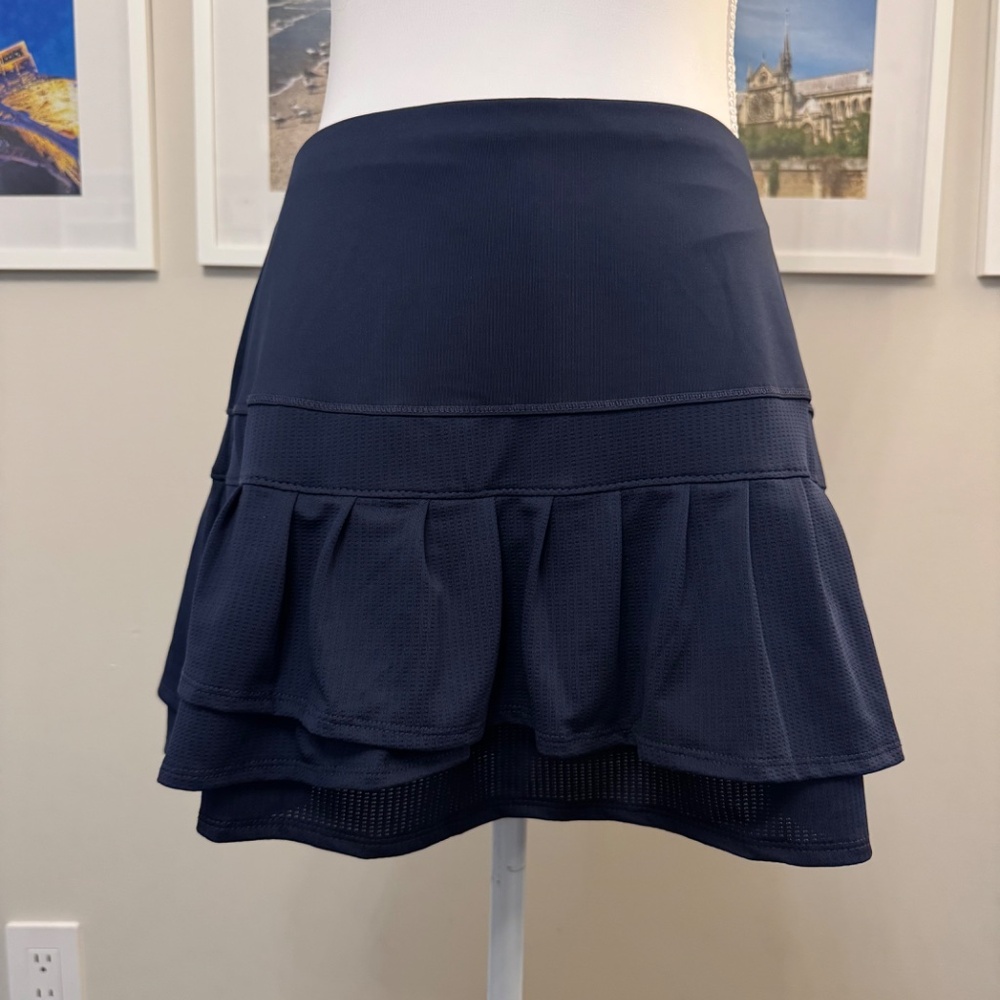 NWOT-Lucky In Love tennis pickleball skirt Navy blue size M (8-10)